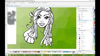 Illustrationen aus eigener Skizze erstellen mit Power TRACE in Corel DRAW [upl. by Pennie551]