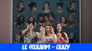 TOTALMENTE ÚNICASLE SSERAFIM 르세라핌 CRAZY OFFICIAL MVKStan Reacción [upl. by Nosila]