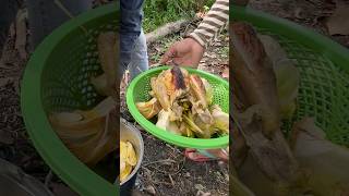 Roasted Chicken with Jackfruit cooking shorts MySkillCooking [upl. by Oidacra151]