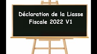 Préparation de la Liasse Fiscale 2022 V1 [upl. by Ahsinej]