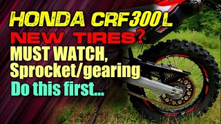 Know what Honda CRF300L sprocket to use and how motorcycle gearing works [upl. by Tanah]