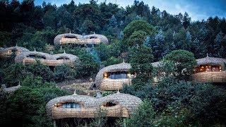 Bisate Lodge Rwanda SPECTACULAR hotel near the gorillas [upl. by Valonia]