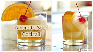 Amaretto Sour Cocktail [upl. by Nwonknu]