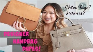 HIGH END DESIGNER HANDBAG DUPES FROM AMAZON  HOLIDAY GIFT IDEAS FOR HER [upl. by Aikehs]