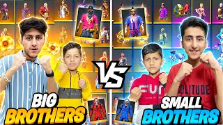 RICHEST COLLECTION WAR 😍 BROTHERS VS BROTHERS  GARENA FREE FIRE [upl. by Airehtfele]