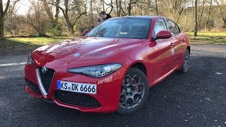 Kurztest Alfa Romeo Giulia Veloce  The ProbefahrtBlog [upl. by Nehgam]