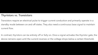 Thyristor Basics Explained [upl. by Steffi]