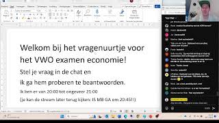 Examentraining economie VWO [upl. by Ace]