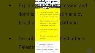 A free course by Amnesty International on Israeli Apartheid [upl. by Mitman495]