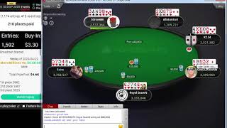 Replay quotollatunturiquot Final PokerStars MicroMillions 40 330 NL 27 Single Draw 35K Apr 22 2020 [upl. by Ateekahs473]