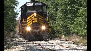 HD Rare 5 engine freight train PW 2303 42909 [upl. by Berkly]