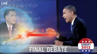 FINAL DEBATE SONGIFIED Obama vs Romney 2012 [upl. by Ynohtn815]