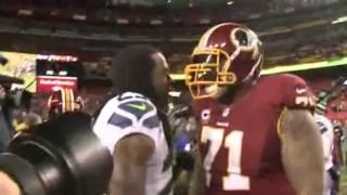 Trent williams Hits Richard Sherman in the Face [upl. by Hux310]