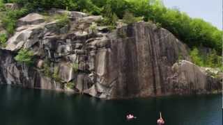 Vermont Cliff Jumping  Monster Quarries [upl. by Glyn]