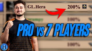 Pro With 200 Handicap vs 7 Players  AoE2 [upl. by Ledua]