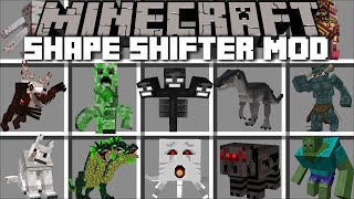 Minecraft SHAPE SHIFTER MOD  MORPH IN TO DANGEROUS BOSSES AND METAMORPH  Minecraft Mods [upl. by Acirrej]