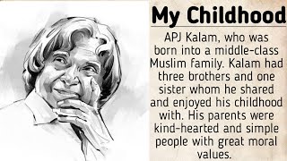 My Childhood StoryAutobiography of APJ Abdul KalamWings of FireInspirational storyMotivational [upl. by Dorahs]