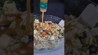 Ensalada De Pasta De Tornillos 🍝🥗🧀 comida recetas cocina recetasfaciles mexico ensalada [upl. by Crowns]