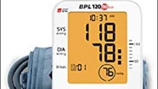 BPL Automatic Blood Pressure Monitor BPL 12080 B10 White [upl. by Nemsaj]