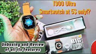 T900 Ultra smartwatch Review and Unboxingt900ultrareview t900ultrasmartwatch how unboxing [upl. by Einrae677]