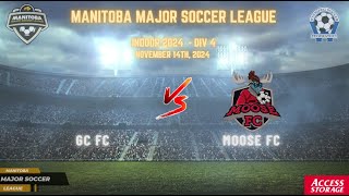 November 14th WSF Div 4 GC FC vs Moose FC [upl. by Bellamy]