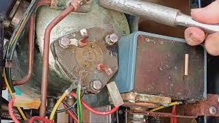 505 M21 Junior Heater removal Tank inspection [upl. by Reinal]