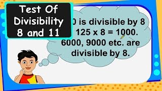 Maths How to test divisibility by 811 English [upl. by Dnomder]