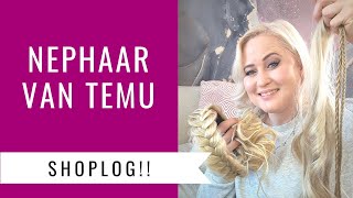 IK KOCHT NEPHAAR BIJ TEMU  SHOPLOG  Dazzling Beauty [upl. by Shushan]