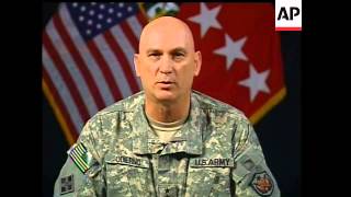 Gen Ray Odierno Commander of Multi National Forces in Iraq held a press briefing Tuesday [upl. by Alset]