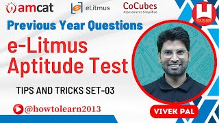 eLitmus PH Test Aptitude Questions and Answers  PYQs of eLitmus  eLitmus Test  Part03 [upl. by Cannice]