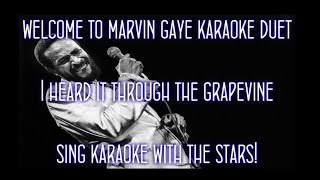 Marvin Gaye I Heard It Through The Grapevine Karaoke Duet [upl. by Freddy]