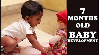 7 MONTHS OLD BABY DEVELOPMENT amp ACTIVITIES in tamil  7 மாதக் குழந்தைகளின் வளர்ச்சி [upl. by Nroht]