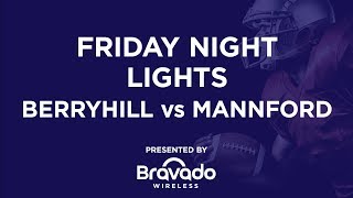 2019 Bravado Wireless High School Football  Berryhill vs Mannford  Bravadowirelesscom [upl. by Aneekas]