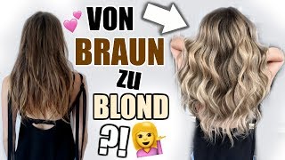 Große Veränderung Braun zu Blond Kommt mit zum Friseur ♡ BarbaraSofie [upl. by Leeth849]