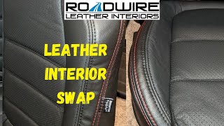 New Roadwire leather seat covers install Mazda 6 vs OEM Cloth seat covers [upl. by Ssepmet477]