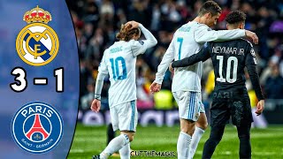 Real Madrid v PSG 3  1 ➤ Extended Highlights 2018 [upl. by Ferdinand785]