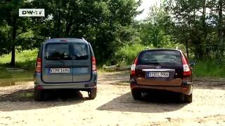 Dacia Logan MCV vs Lada Priora Wagon  Motor mobil [upl. by Annice]