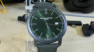 Baume et Mercier Classima Opaline Green 42mm [upl. by Neuberger156]