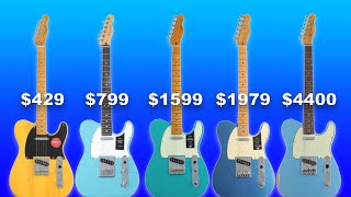 5 Telecasters Compared  My Top Pick Will Surprise You [upl. by Razaele]