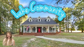 Lake Community  Custom Built Home Tour [upl. by Yesdnil]