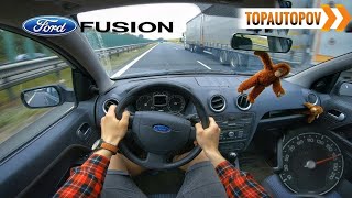 Ford Fusion 14 16V 59kW 44 4K TEST DRIVE  SOUND ACCELERATION OFFROAD amp ENGINE🔸TopAutoPOV [upl. by Ahslek]