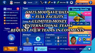 SM 25 mod save data v 102 FULL FACILITY  UNLIMITED MONEY 2 [upl. by Llennehc]