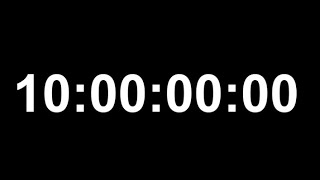 CRONÓMETRO de 10 horas SIN ALARMA  Temporizador de 600 minutos [upl. by Irtimd]