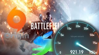 Downloading Battlefield 1 from Origin with Google Fiber [upl. by Otsenre197]