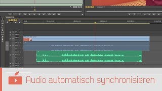 Premiere Pro Tutorial  22 Audio automatisch synchronisieren [upl. by Aryek]