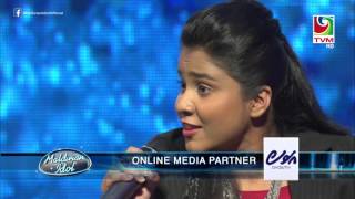 Maldivian Idol Gala Round  Fenkulhi Kulhelan  Laisha Ishan amp Shalabee [upl. by Aneeroc]