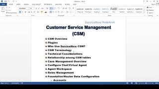 CSM In ServiceNow  ServiceNow csm implementation  ServiceNow CSM Tutorial for Beginner  Part1 [upl. by Bolger177]