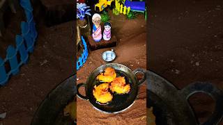 Mini Prawn Fry 🍤 cookedstories tiny food miniworld miniature shorts tinyfood minicooking [upl. by Elly]