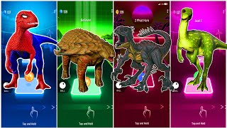 JurassicWorld 🦖The Spider Rex 🆚🦖The Nodosaurus 🆚🦖The Scorpious Rex🆚🦖The Dryosaurus 🎵Who Will Win [upl. by Drarig]