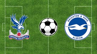 Crystal Palace vs Brighton  Premier League 202324 [upl. by Ruthann511]